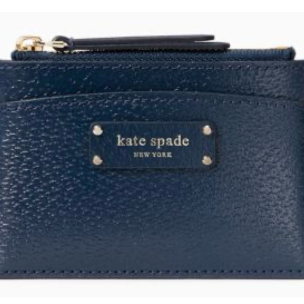 Kate Spade Midnight Blue Leather Pouch